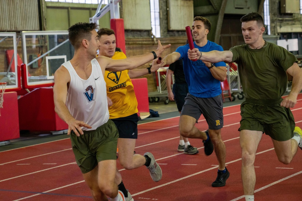 Naval ROTC students compete in drill competition at Cornell University