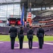 Grand Forks AFB Honor Guard represents Air Force at Vikings game