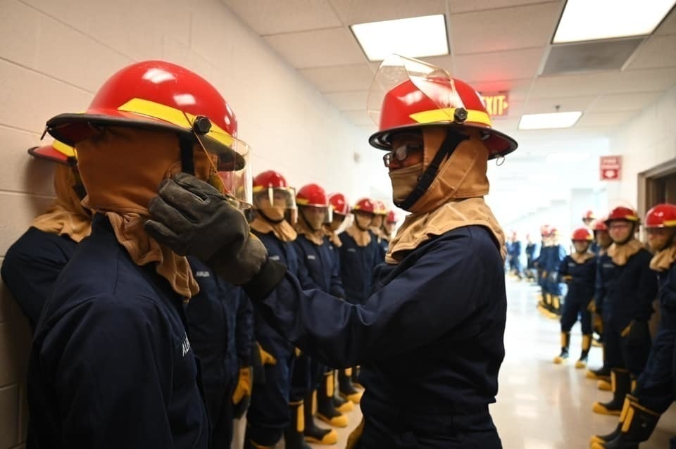 Firefighting Trainer at Surface Warfare Engineering School Command Great Lakes