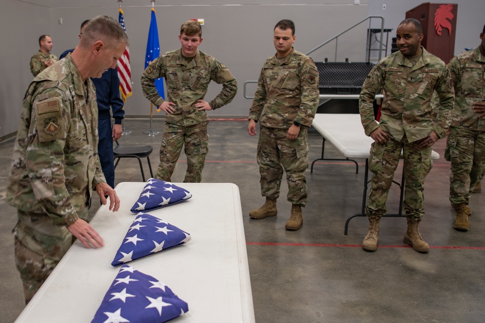 Base Honor Guard Training