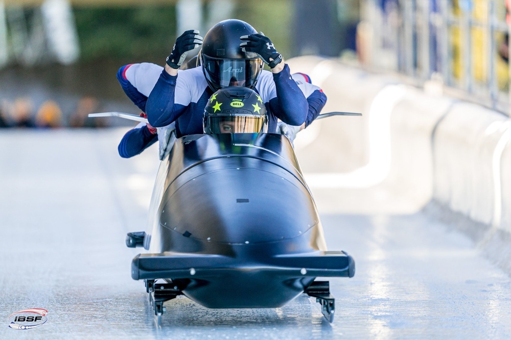 Special Tactics Airmen compete together for Team USA Bobsled