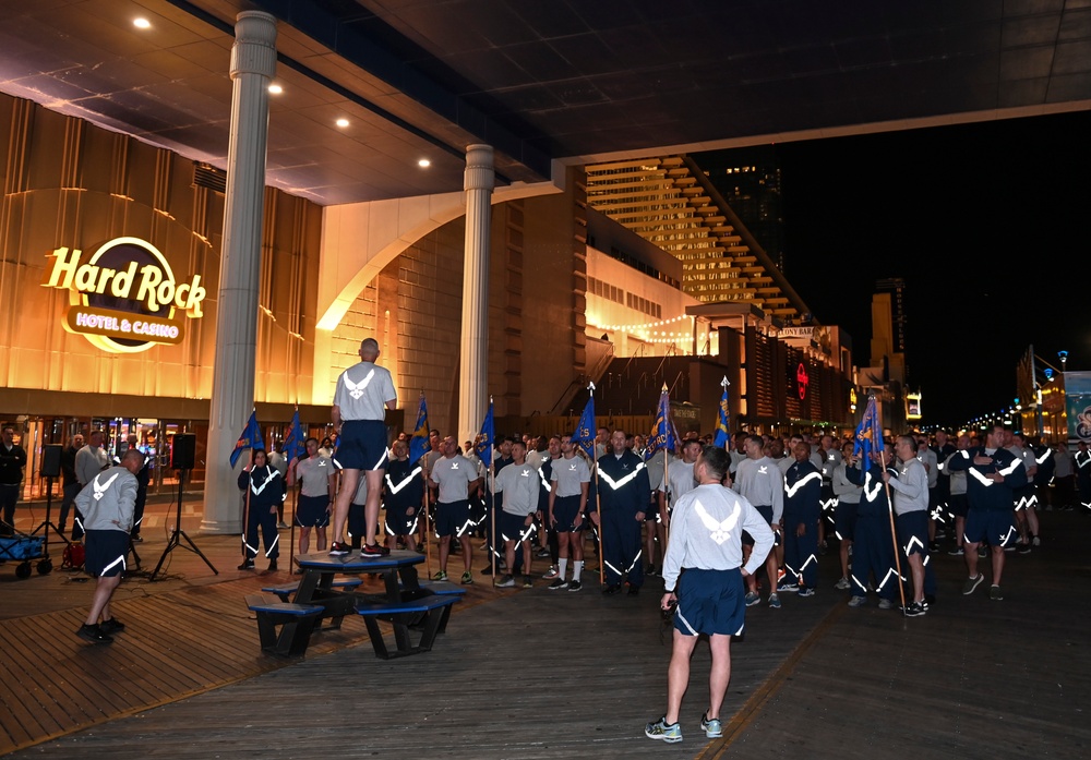 Air Force recruiters run 5k on Atlantic City Boardwalk