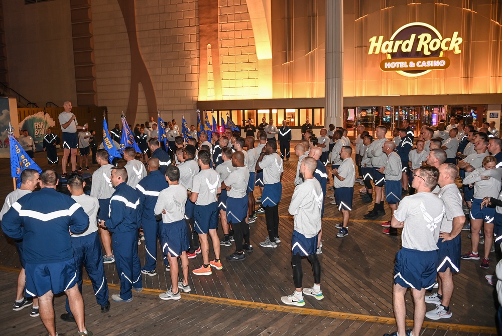 Air Force recruiters run 5k on Atlantic City Boardwalk