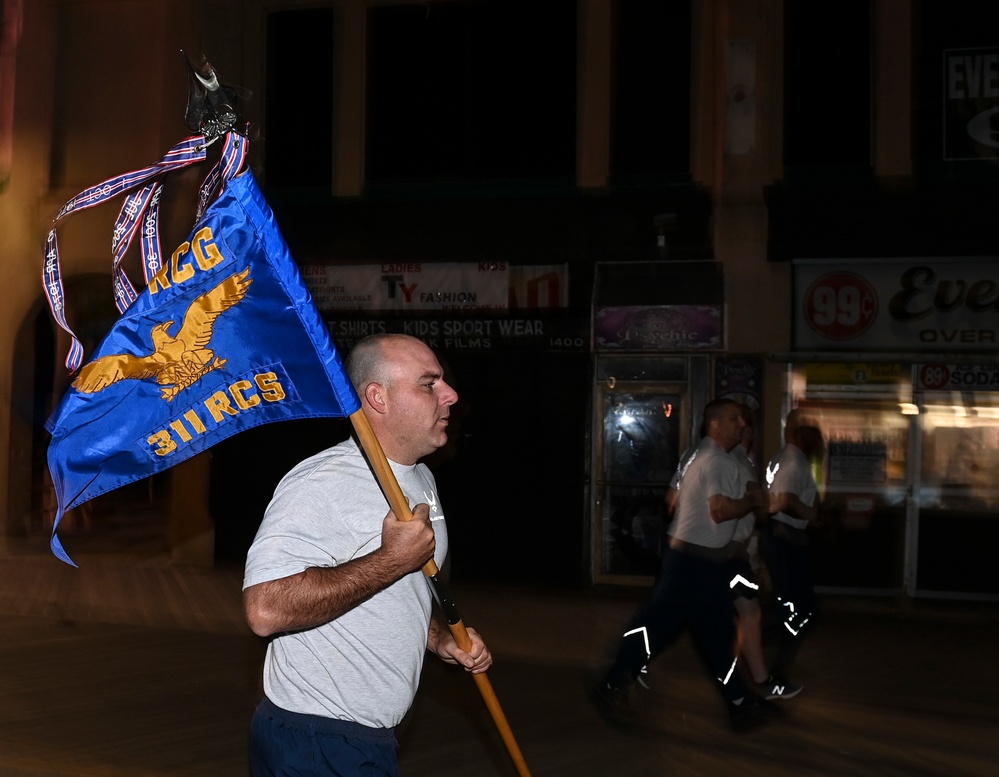 Air Force recruiters run 5k on Atlantic City Boardwalk