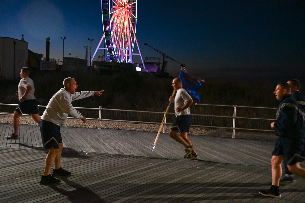 Air Force recruiters run 5k on Atlantic City Boardwalk
