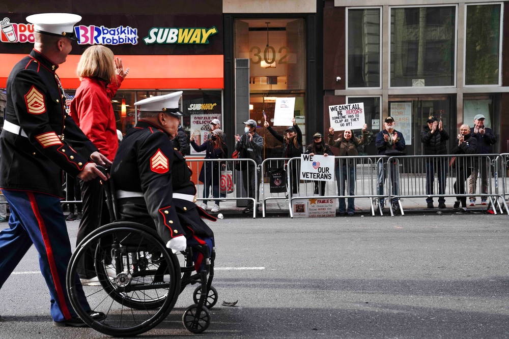 NYC Veterans Day Parade 2021