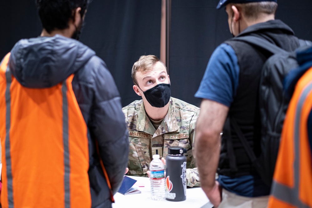 Afghan Guests Arrive in Philadelphia International Airport