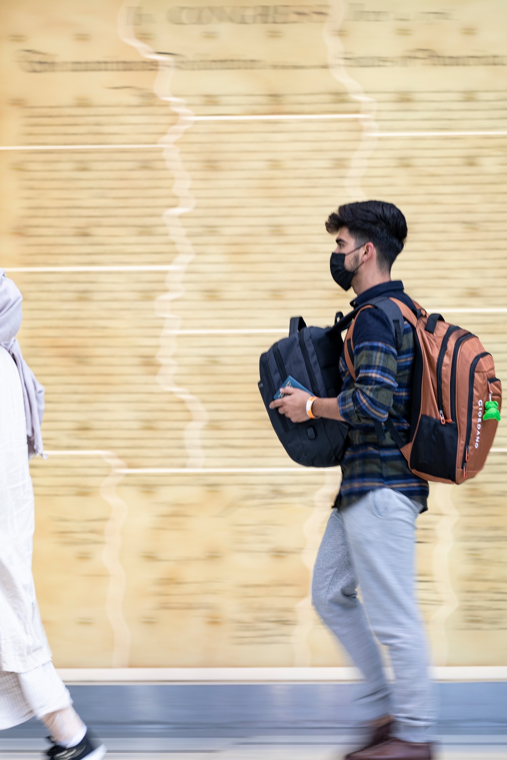 Afghan Guests Arrive in Philadelphia International Airport