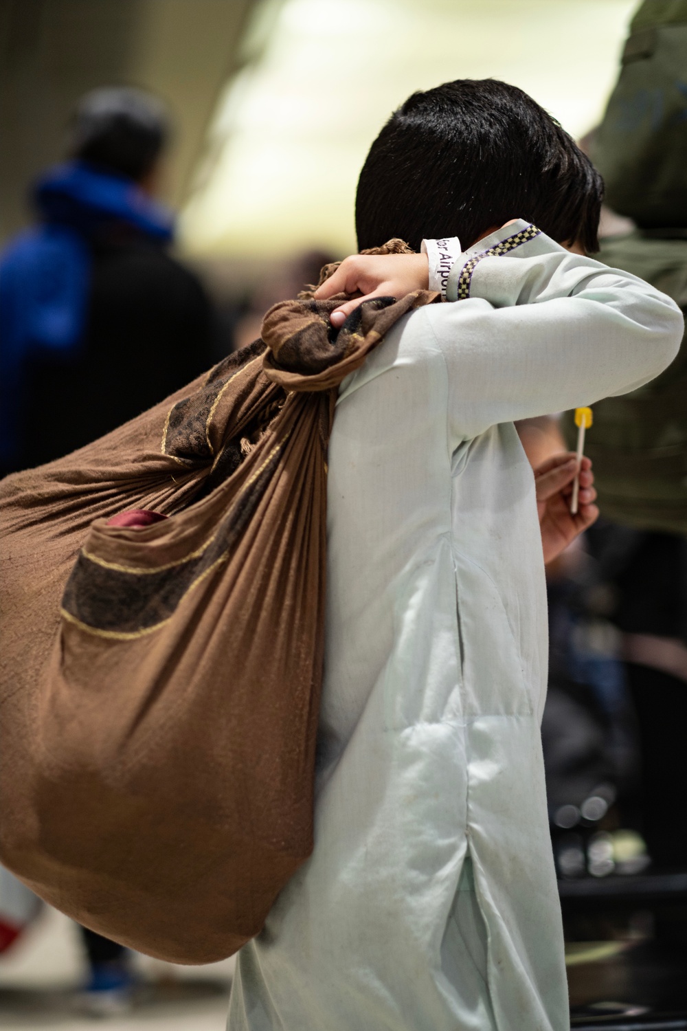 Afghan Guests Arrive in Philadelphia International Airport