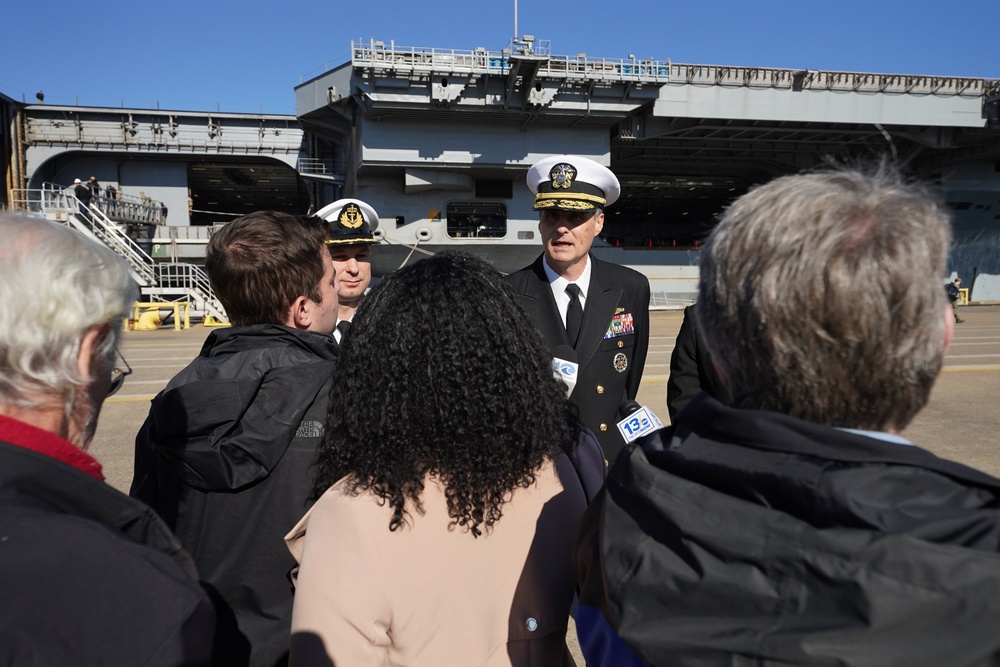 USS Harry S. Truman Departs on Deployment