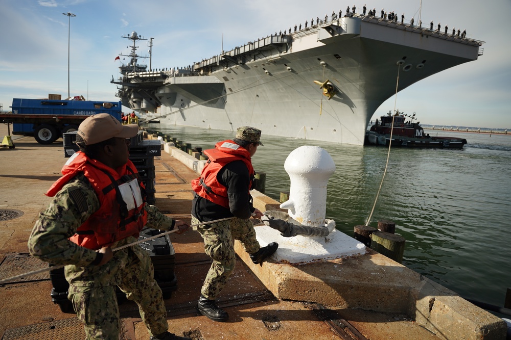 USS Harry S. Truman Departs on Deployment