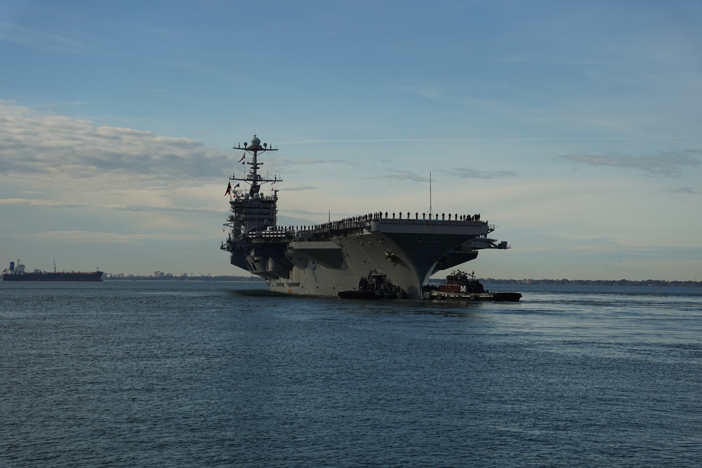 USS Harry S. Truman Departs on Deployment