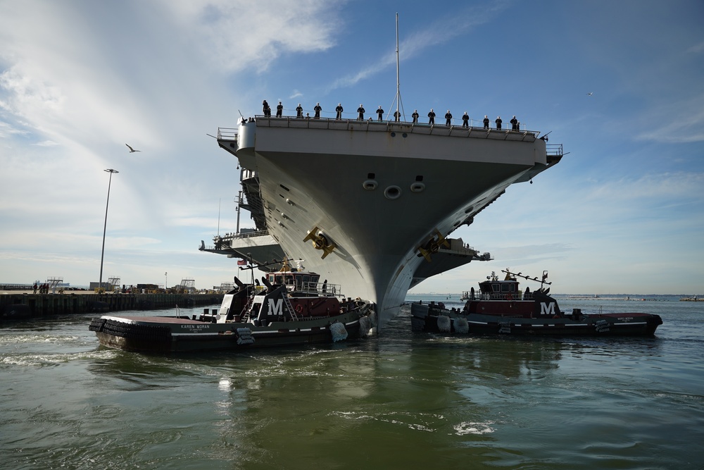 USS Harry S. Truman Departs on Deployment