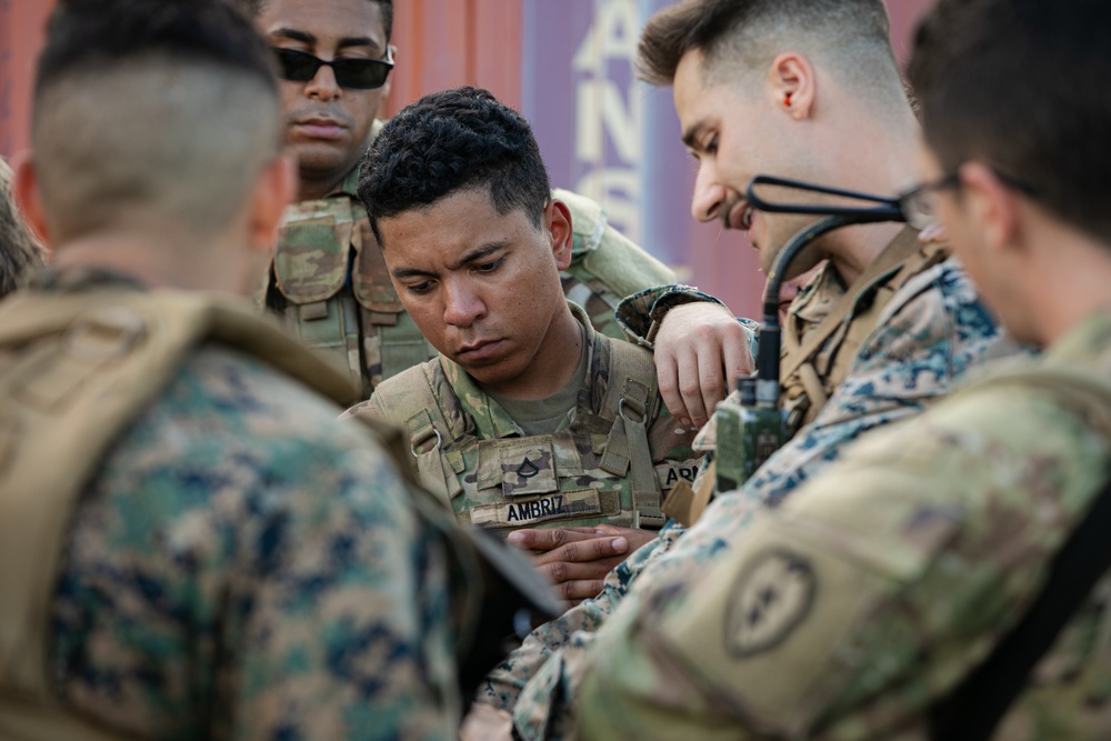 2-14 CAV, 25ID and 3/3 Marines conduct joint Deployment Readiness Exercise