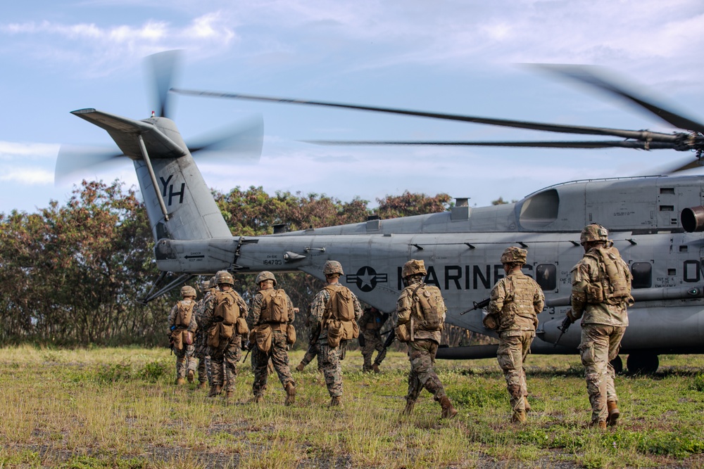 2-14 CAV, 25ID and 3/3 Marines conduct joint Deployment Readiness Exercise