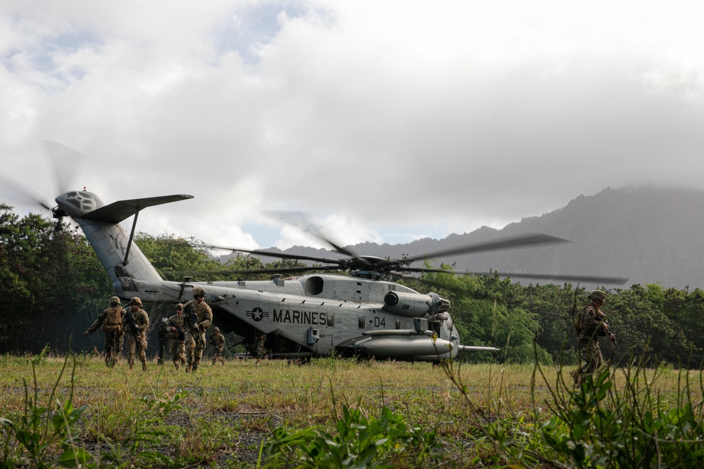 2-14 CAV, 25ID and 3/3 Marines conduct joint Deployment Readiness Exercise