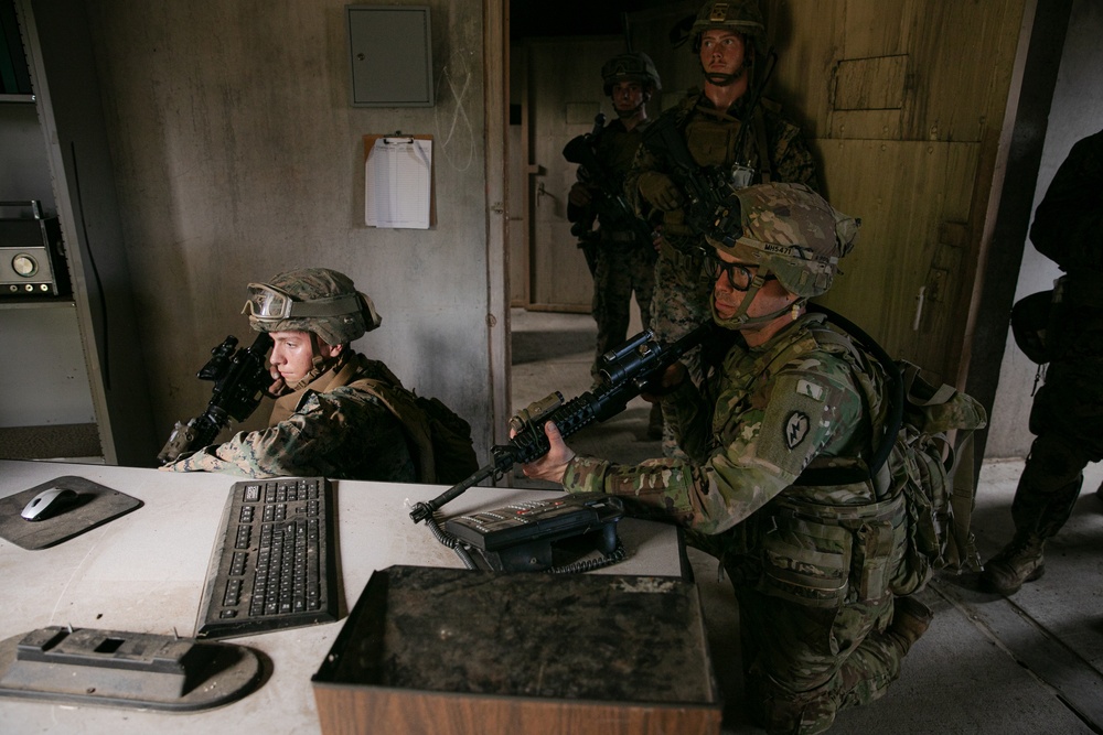 2-14 CAV, 25ID and 3/3 Marines conduct joint Deployment Readiness Exercise