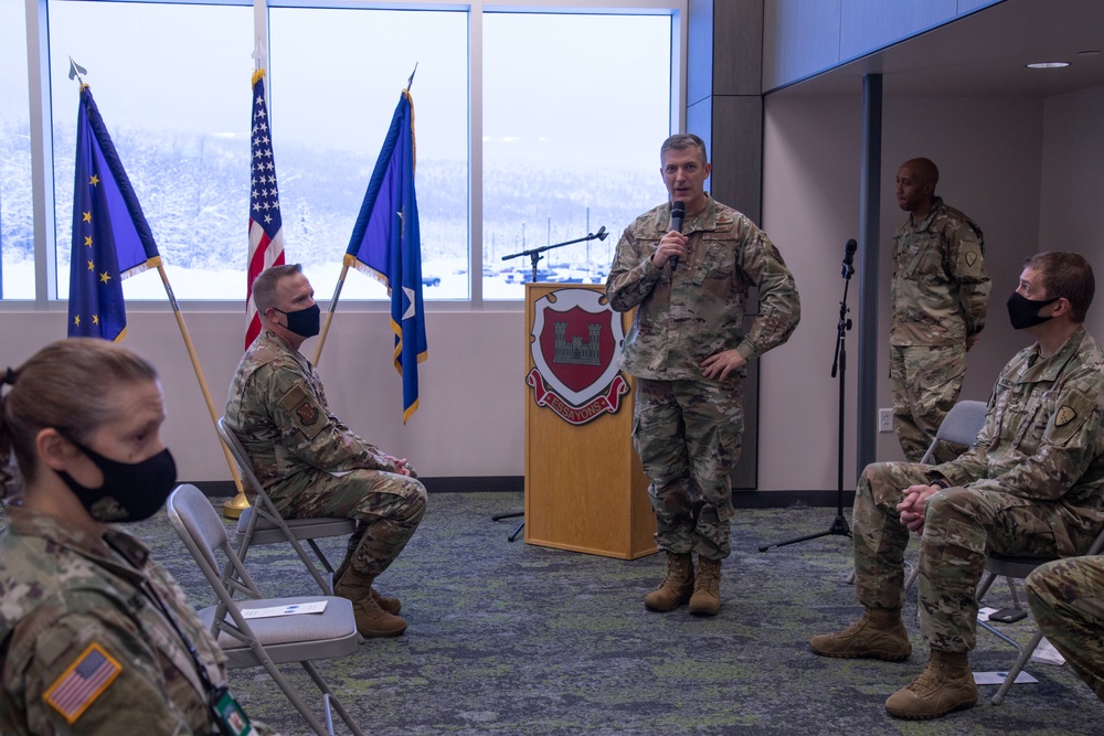 Ribbon cutting ceremony for new Alaska National Guard USPFO facility