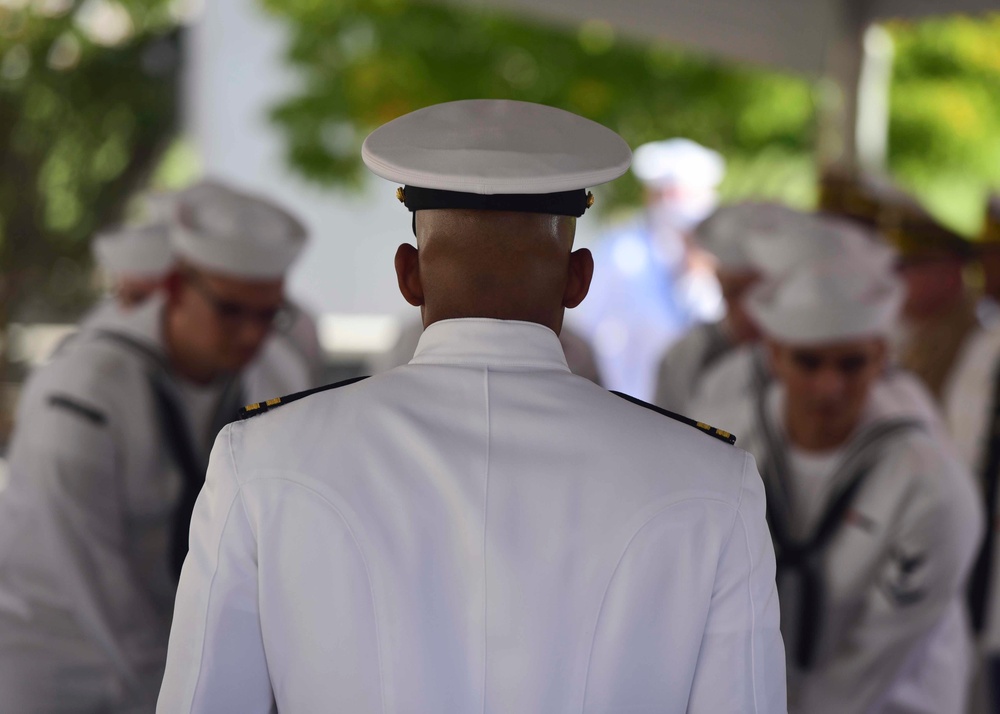 Ceremony marks end of DPAA’s USS Oklahoma disinterment project