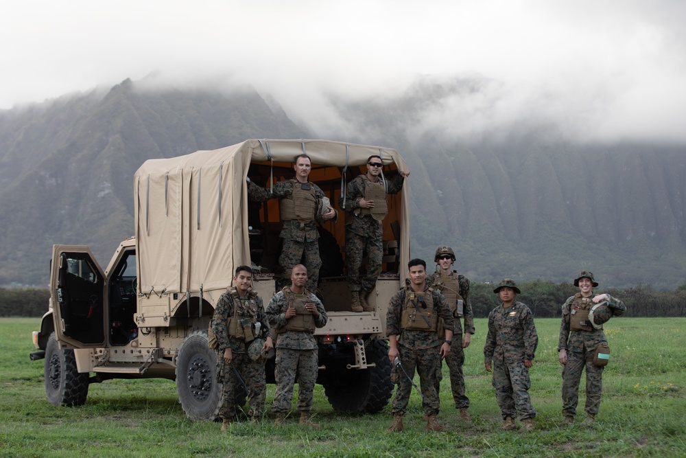 U.S. Navy Bravo Surgical Co., 3d Medical Battalion, supports Operation Big Wave, MCTAB, Hawaii