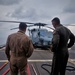 Commander Carrier Air Wing 2 Visits USS Lake Champlain