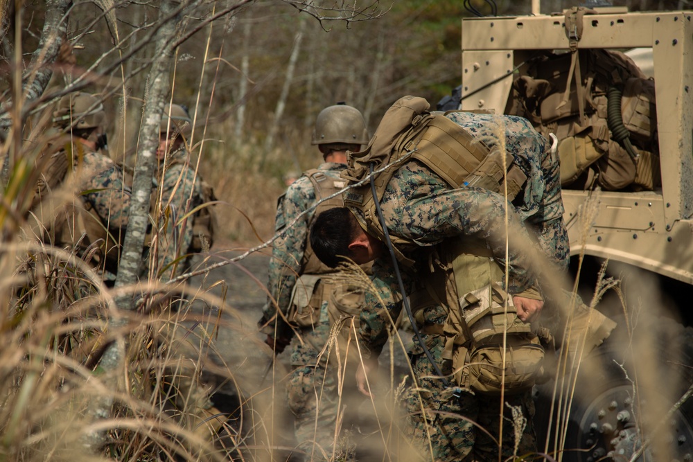 81mm Mortar Platoon TRAP Training