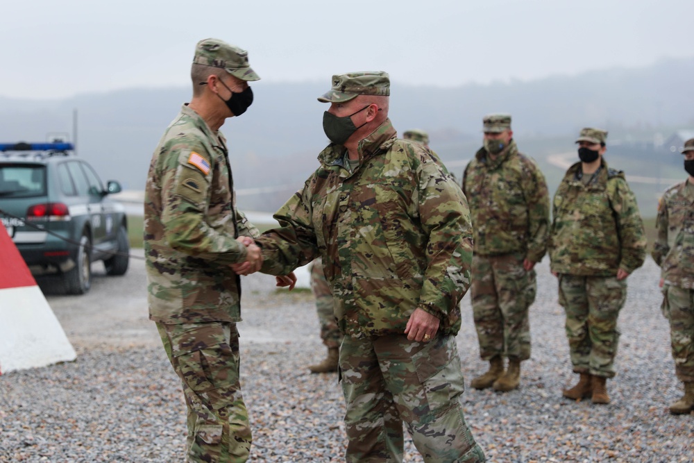 CNGB GEN Daniel Hokanson Visits Deployed Troops in Kosovo Thanksgiving Day