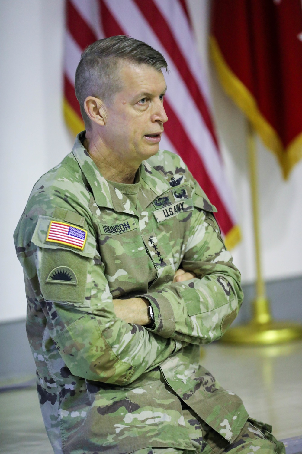 CNGB GEN Daniel Hokanson Visits Deployed Troops in Kosovo Thanksgiving Day