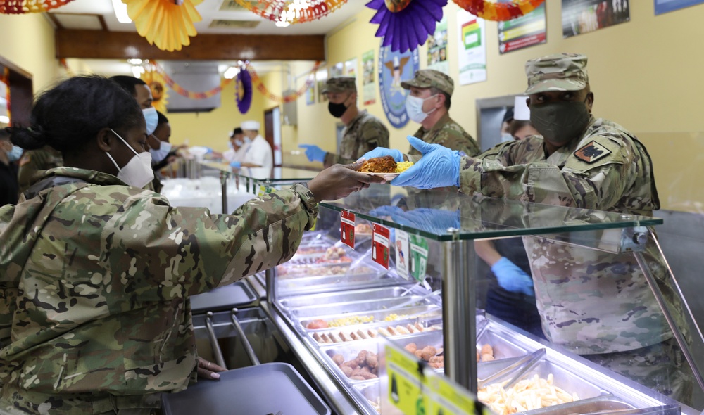 Members of the NGB Kick off Thanksgiving Week Visiting Soldiers Deployed in Kosovo