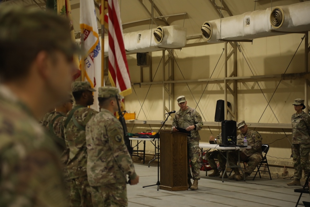 393rd CSSB Transfer of Authority