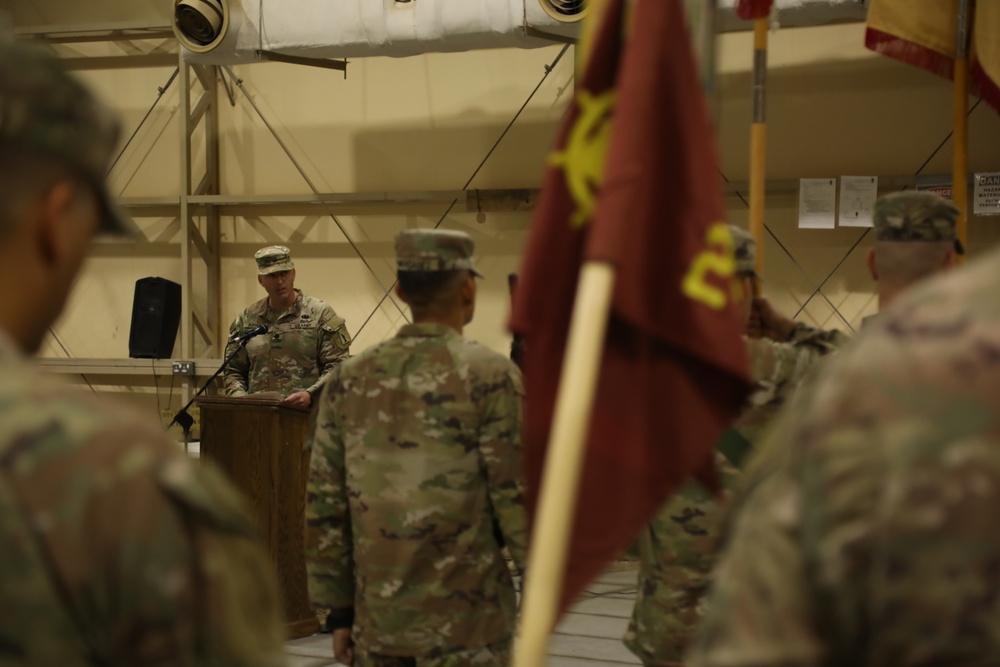 393rd CSSB Transfer of Authority