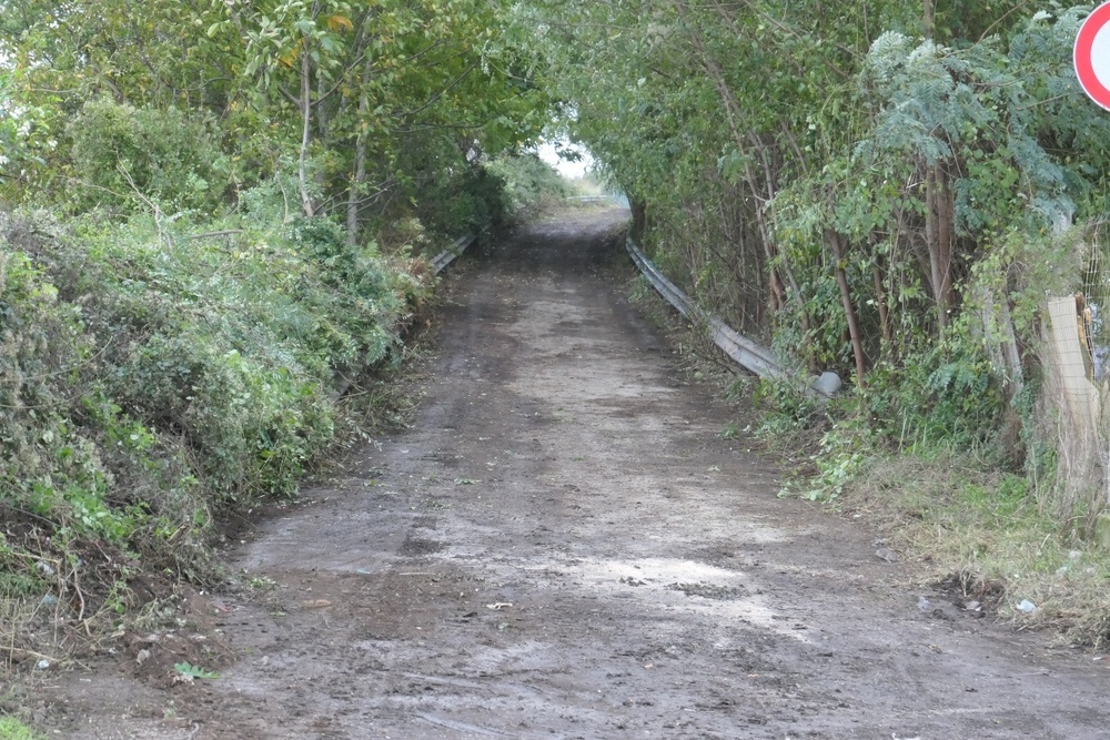 NSA Naples Volunteers Clear the Way