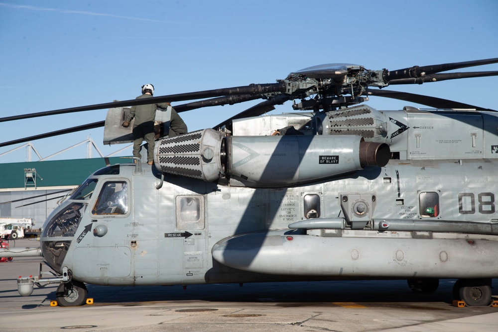 HMH-464 travel cross-country