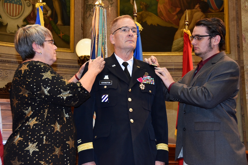 Governor promotes Covington to brigadier general