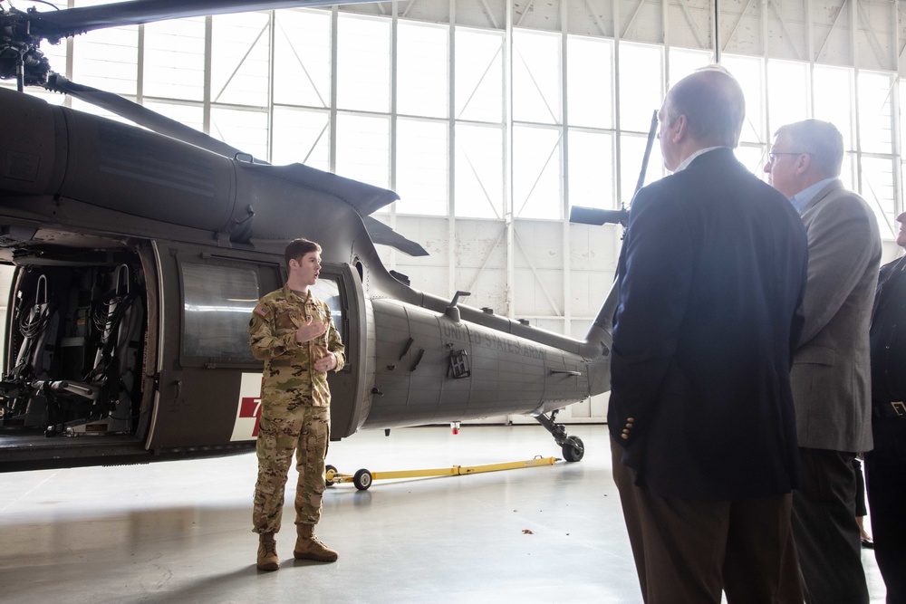 Capt. Smith gives a flight brief