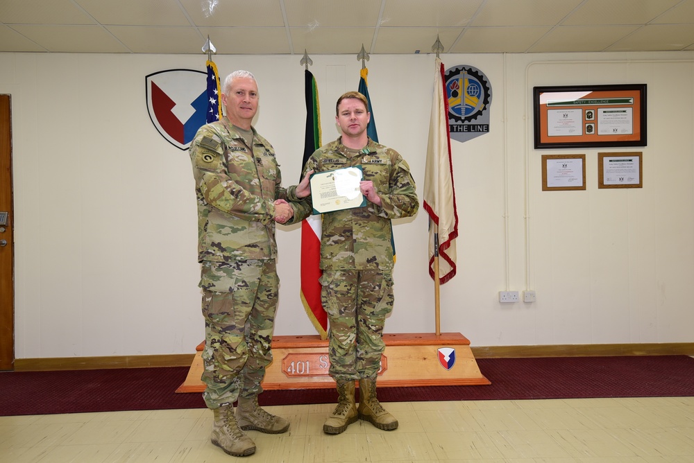 Capt. Ellis awarded Army Commendation Medal