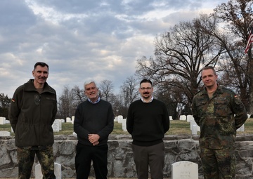 German POWs honored at annual visit to Fort Knox Main Post Cemetery