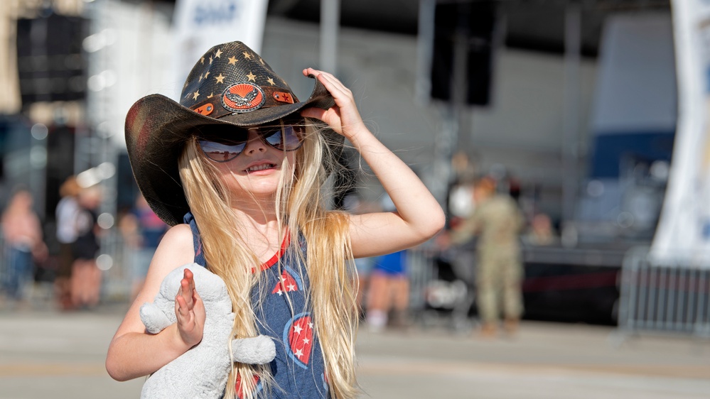 Country singer Lauren Alaina performs at MacDill
