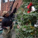 Sailors decorate USS Constitution