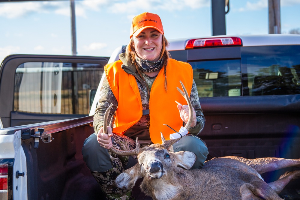 Participant from this year's guided Deer Hunt