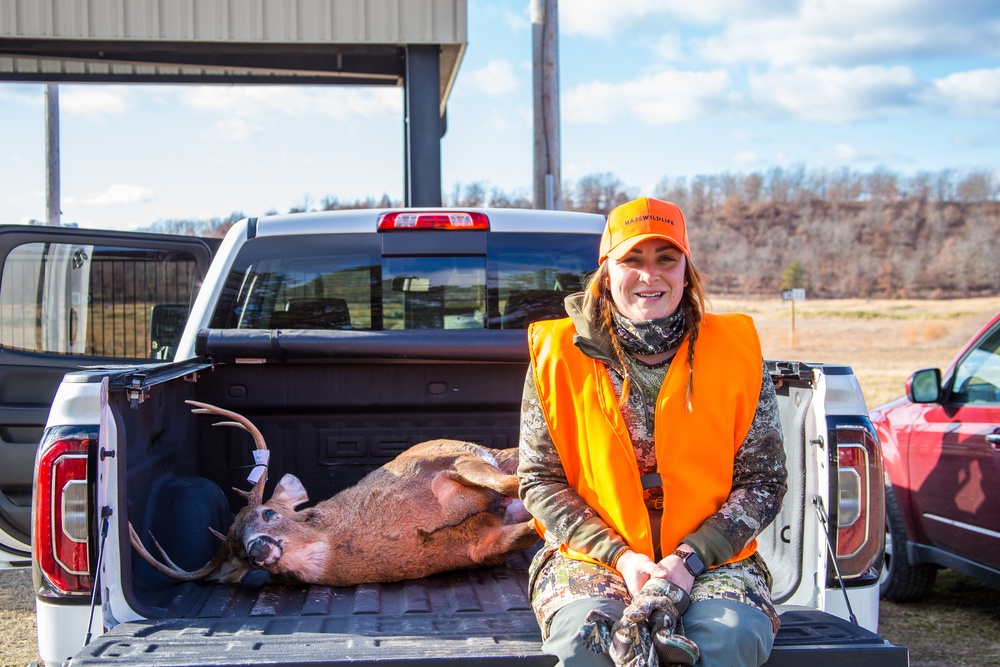 Participant from this year's guided Deer Hunt