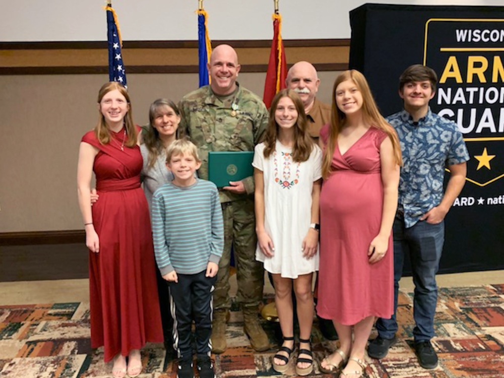 Wisconsin Guard Soldier recognized for giving back to community