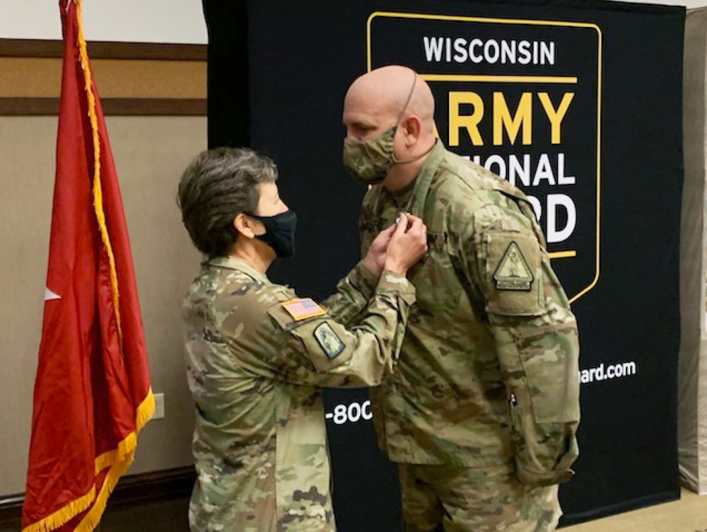 Wisconsin Guard Soldier recognized for giving back to community