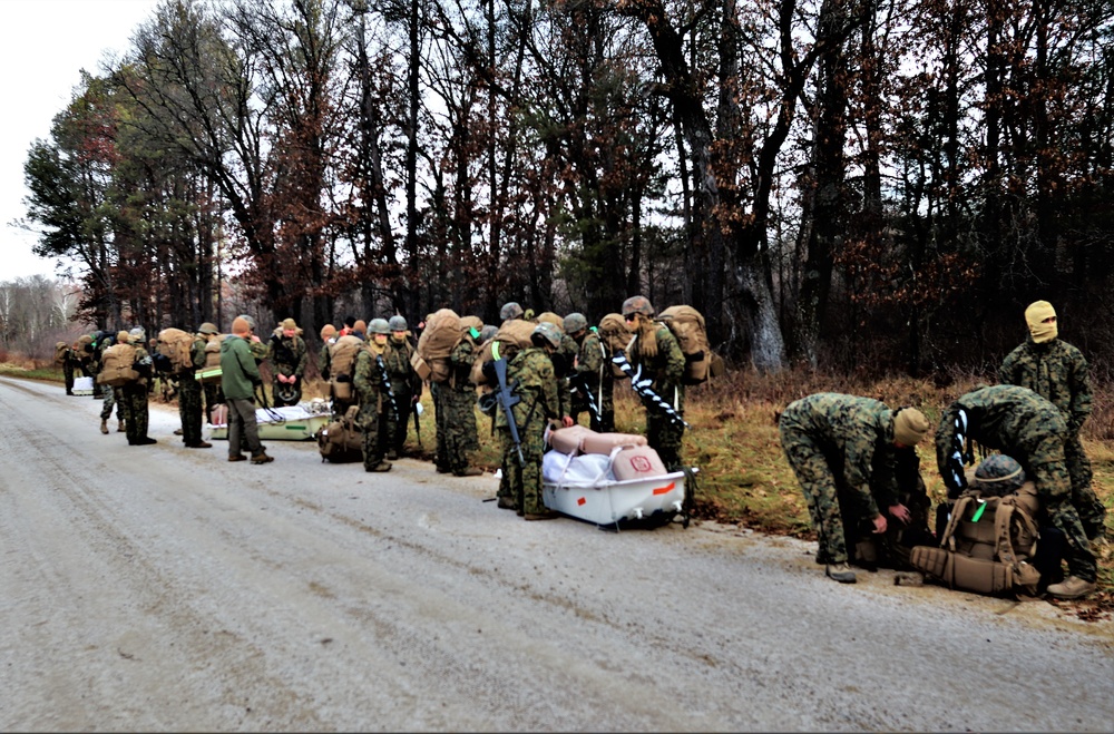 6th Marine Regiment Marines participate in CWOC at Fort McCoy