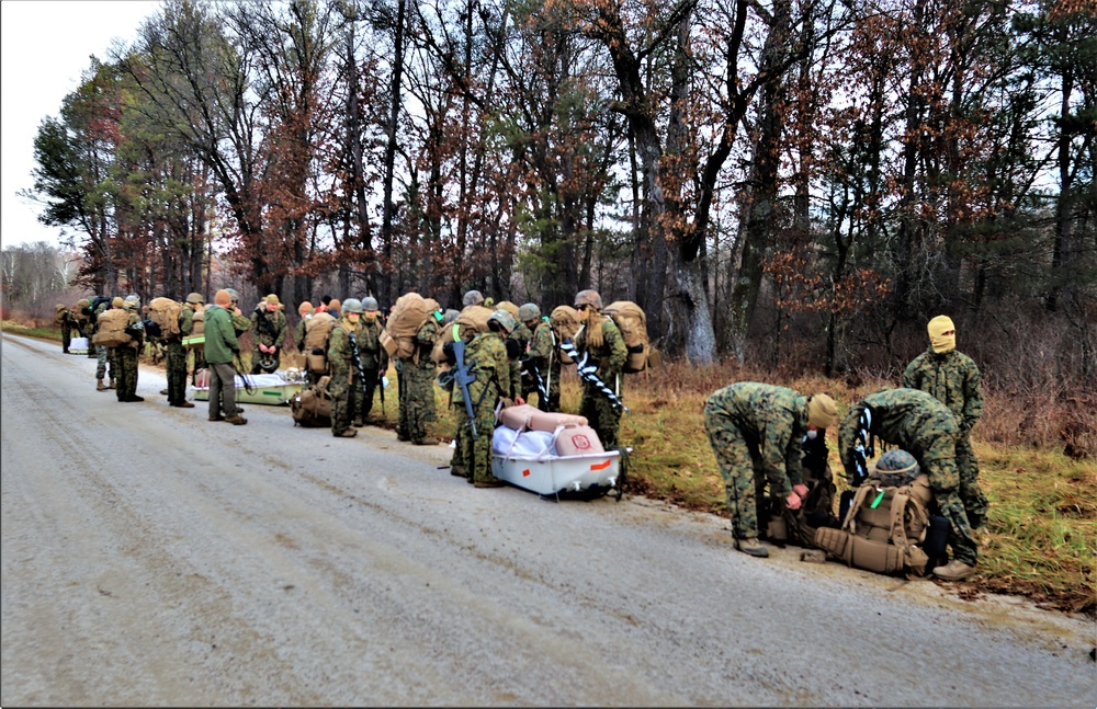 6th Marine Regiment Marines participate in CWOC at Fort McCoy