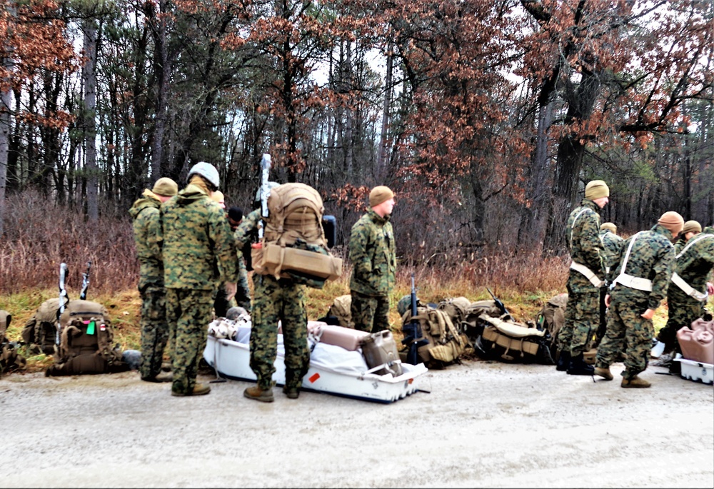 6th Marine Regiment Marines participate in CWOC at Fort McCoy