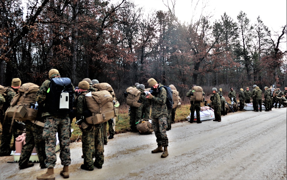 6th Marine Regiment Marines participate in CWOC at Fort McCoy