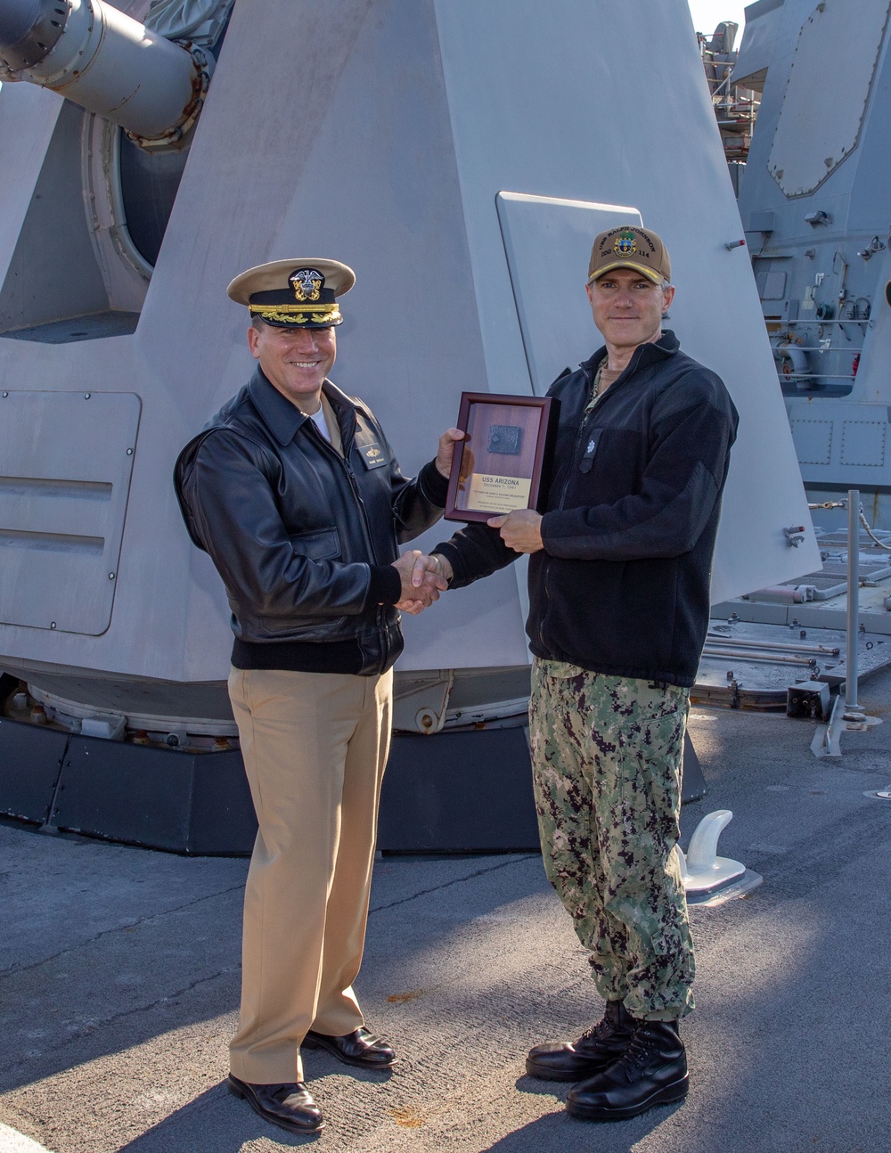 USS Arizona Relic Presentation