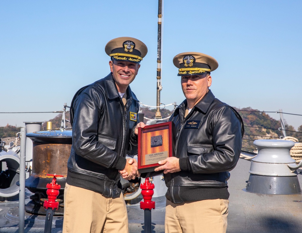 USS Arizona Relic Presentation