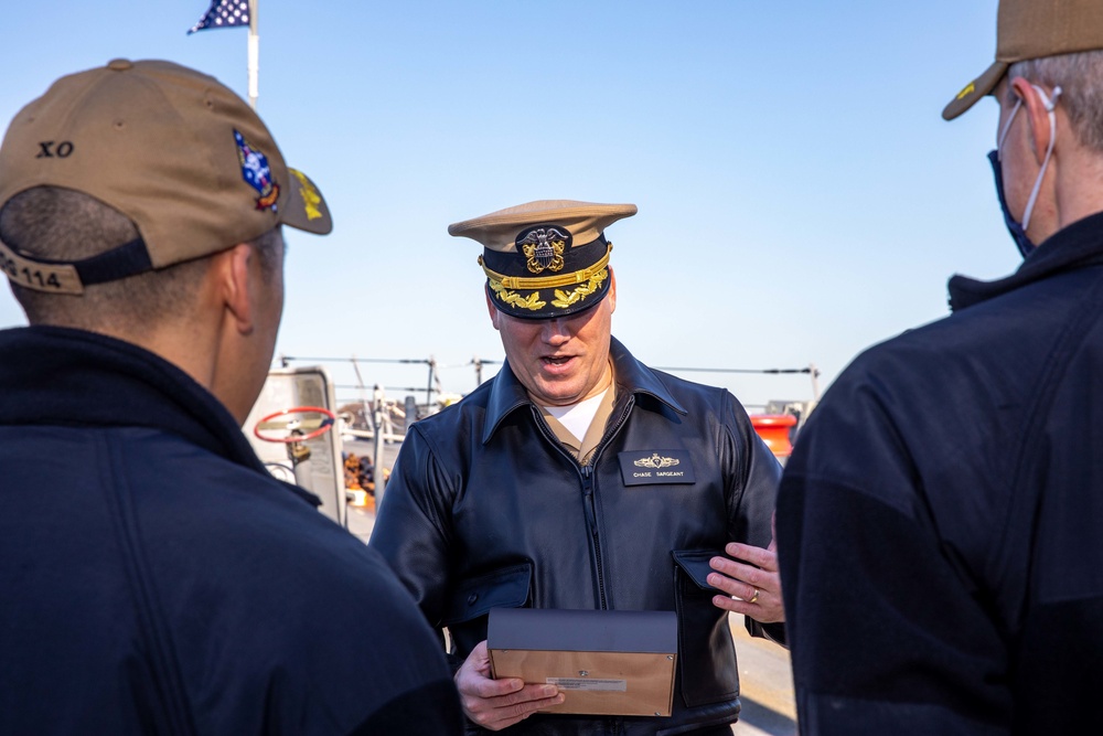 USS Arizona Relic Presentation